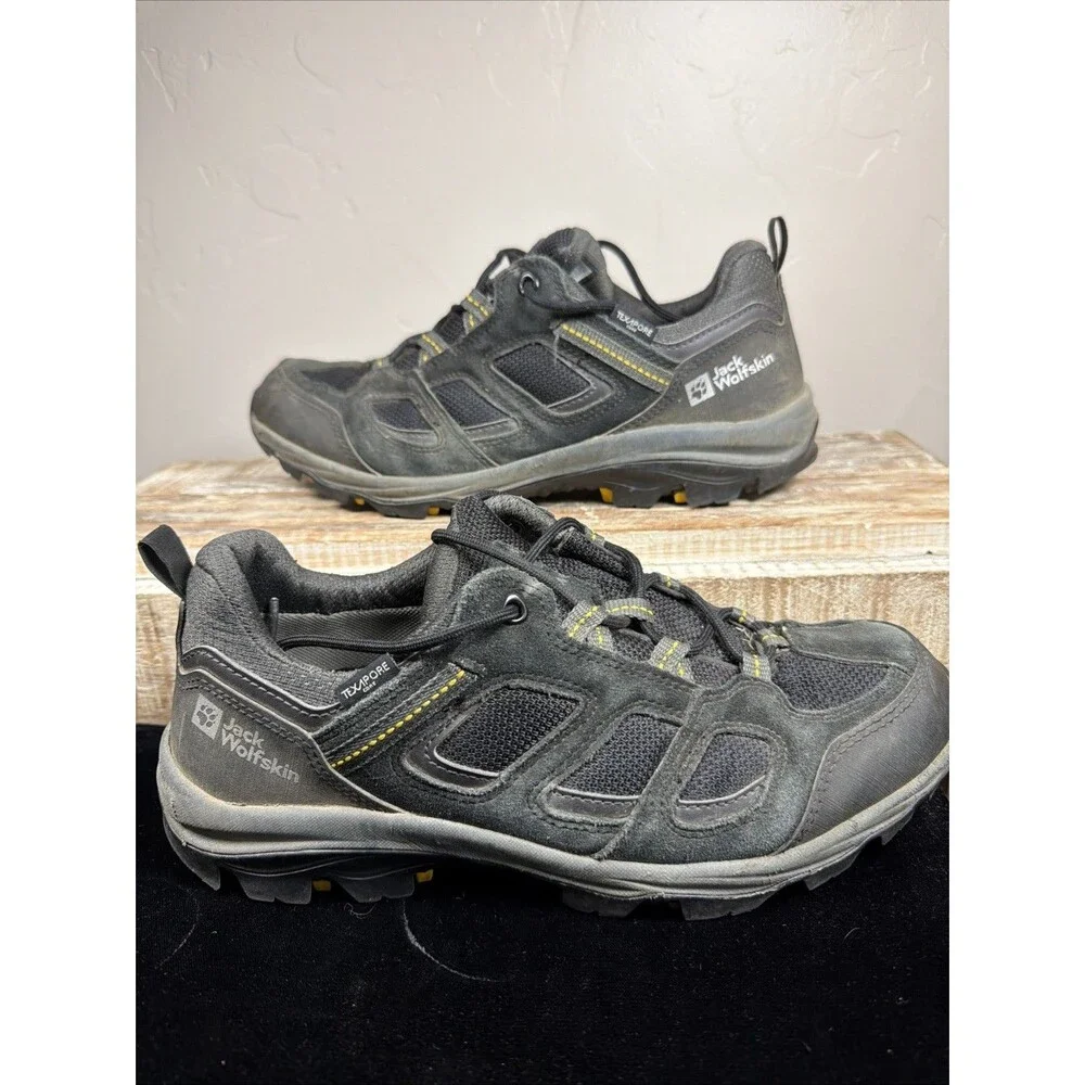 Jack Wolfskin Mens Low Hiking Shoes Grey US 10